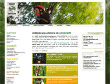 Tablet Screenshot of highspirits-kiel.de